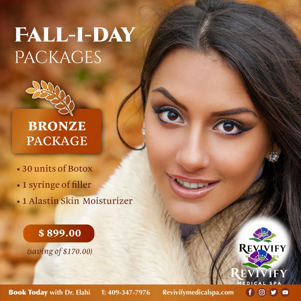 FALL-I-DAY Medical Spa November Specials Bronze